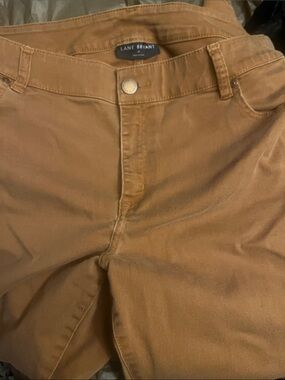 Lane Bryant Tan Stretch Chinos